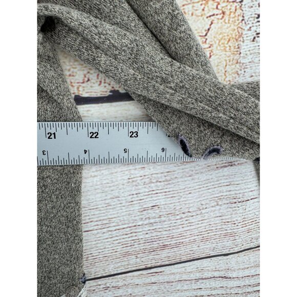 Fig and‎ Flower Anthropologie Floral Embroidered Cardigan Sweater Women's M Gray - Picture 11 of 13